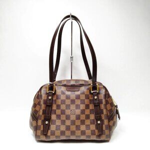Authentic Louis Vuitton Rivington PM Brown Damier Hand Bag mn711-022626